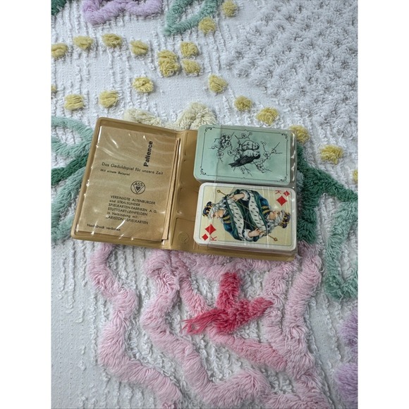 ASS Altenburger Other - ASS Altenburger Patience Playing Cards Set German Solitaire‎ Game Vintage